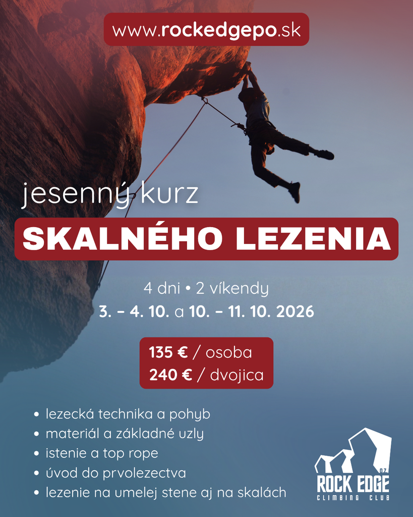 Jesenný kurz skalného lezenia